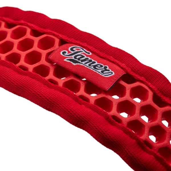 SOFTY Halsband | Länge: 45-51cm | Breite: 3,8cm | Farbe: rot/rot